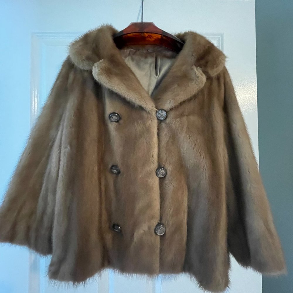 Vintage Mink Coat Real Fur